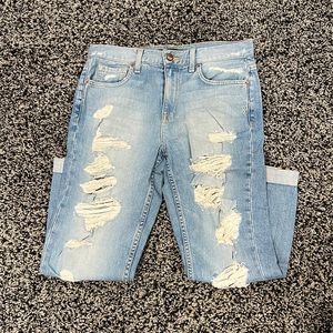 Ripped fitted Generic jeans